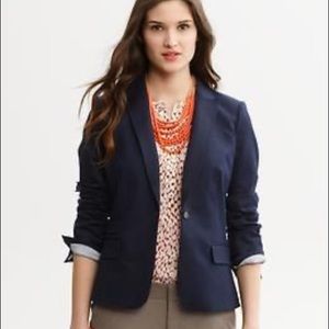 Banana Republic Navy Suit Blazer